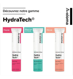 ARAGAN A.XIOMA Hydratech menthe-citron 20 comprimés effervescents