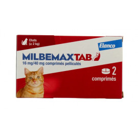 MILBEMAXTAB CHAT 2 Comprimés