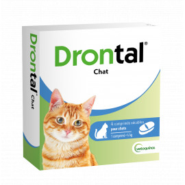 DRONTAL CHAT comprimés boite de 2