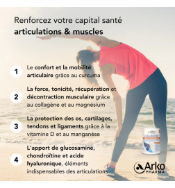 ARKOPHARMA COLLAGENE ARTICULATIONS ET MUSCLES  260G