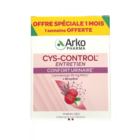 ARKOPHARMA CYS-CONTROL Entretien 60 gélules