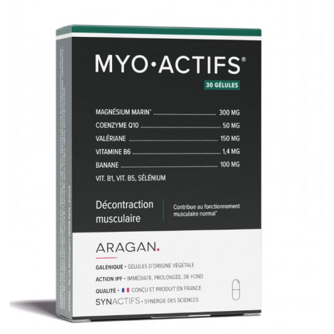 MYO-ACTIFS Synactifs Aragan 30 gélules