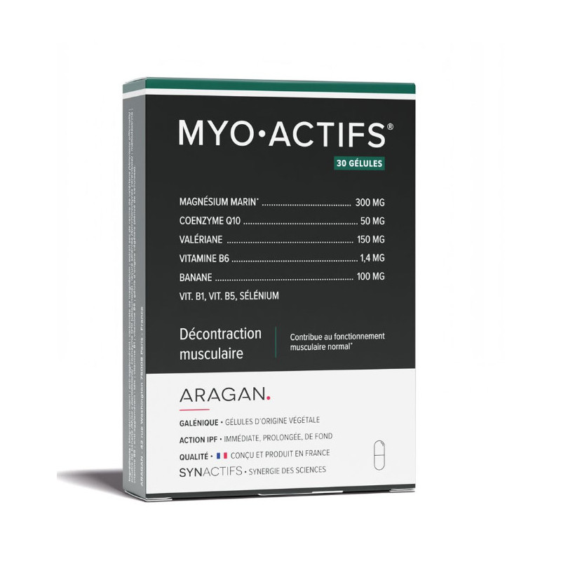 ARAGAN SYNACTIFS MYOACTIFS 30 gélules ARAGAN SYNACTIFS MYOACTIFS 30 gélules