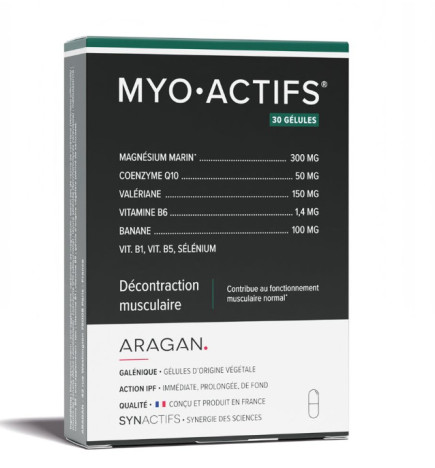 MYO-ACTIFS Synactifs Aragan 30 gélules