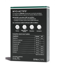 ARAGAN SYNACTIFS MYOACTIFS 30 gélules