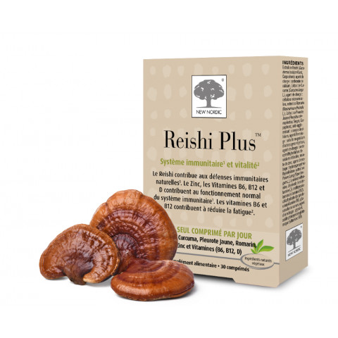NEW NORDIC Reishi Plus 30 comprimés