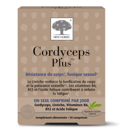 NEW NORDIC Cordyceps Plus 30 comprimés