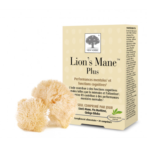 NEW NORDIC Lion's Mane Plus 30 comprimés