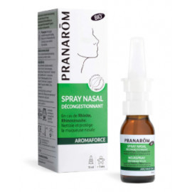 PRANAROM AROMAFORCE Spray nasal décongestionnant BIO 15 mL