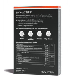 DYNACTIFS BIO Synactifs Aragan 30 gélules