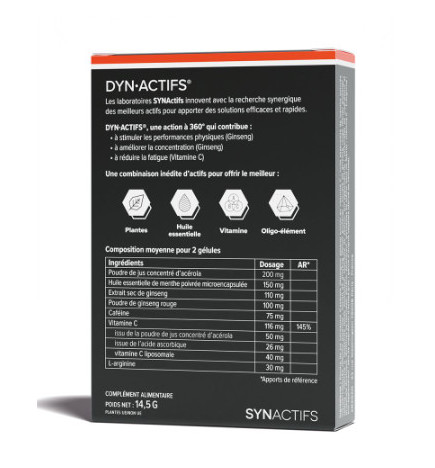 ARAGAN DYN•ACTIFS®  30 gélules