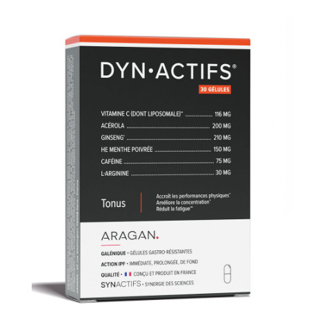 DYNACTIFS BIO Synactifs Aragan 30 gélules