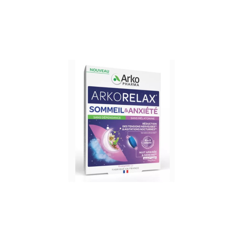 ARKORELAX SOMMEIL ANXIETE 15 comprimés ARKORELAX SOMMEIL ANXIETE 15 comprimés