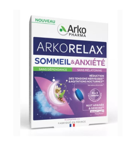ARKORELAX SOMMEIL ANXIETE CPR 15