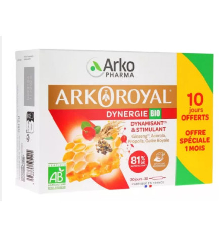 ARKOROYAL DYNERGIE  stimule les défenses natuelles