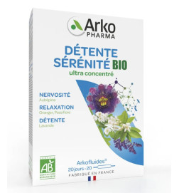 ARKOFLUIDE DETENTE SERENITE 20 Ampoules