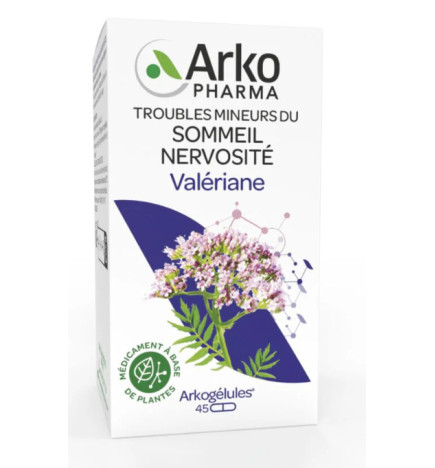 ARKOGELULES VALERIANE favorise la détente et le sommeil