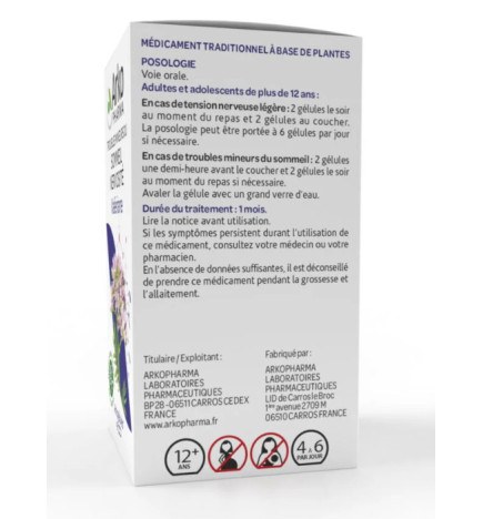 ARKOGELULES VALERIANE 45 gélules