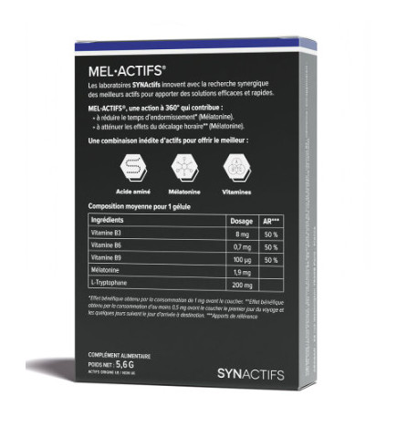 ARAGAN SYNACTIFS - MELACTIFS 15 gélules