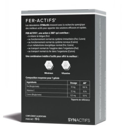 ARAGAN SYNACTIFS FERACTIFS 60 gélules