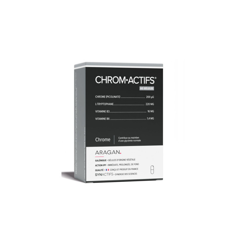 ARAGAN SYNACTIFS CHROMACTIF 60 gélules ARAGAN SYNACTIFS CHROMACTIF 60 gélules