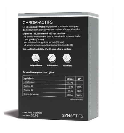 ARAGAN SYNACTIFS CHROMACTIF 60 gélules