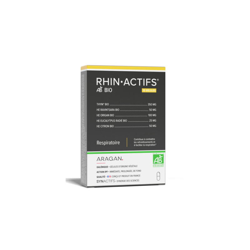 ARAGAN SYNACTIFS RHINACTIFS BIO 15 gélules ARAGAN SYNACTIFS RHINACTIFS BIO 15 gélules
