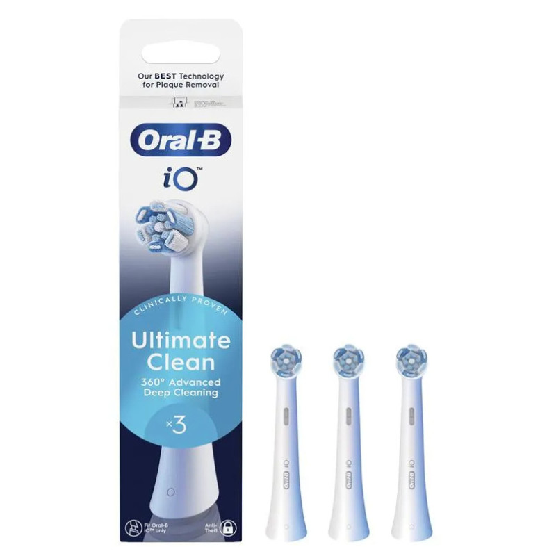 ORAL-B IO BROSSETTES ULTIMATE CLEAN X3 ORAL-B IO BROSSETTES ULTIMATE CLEAN X3