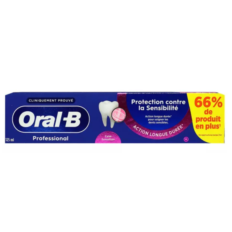 ORAL-B PROFESSIONAL PROTECTION SENSIBILITE 125ML ORAL-B PROFESSIONAL PROTECTION SENSIBILITE 125ML