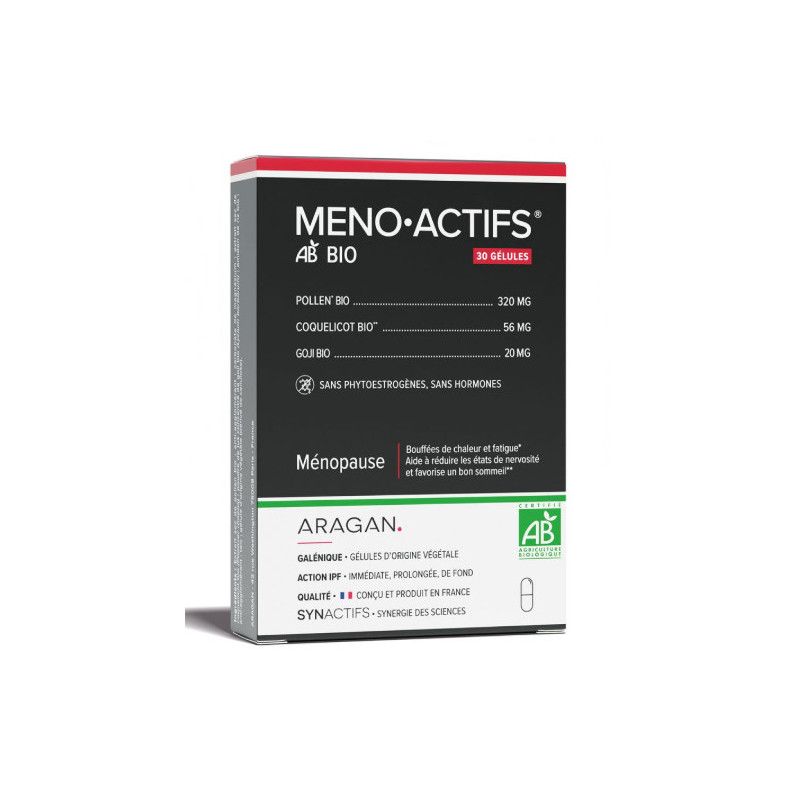 ARAGAN SYNACTIFS MENOACTIFS 30 gélules