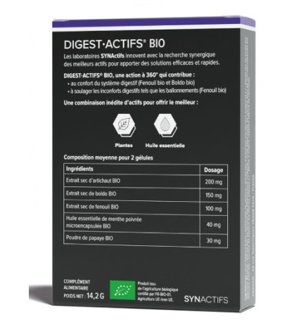 ARAGAN SYNACTIFS DIGESTACTIFS 30 gélules