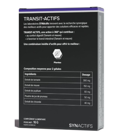 ARAGAN SYNACTIFS TRANSITACTIFS 20 gélules