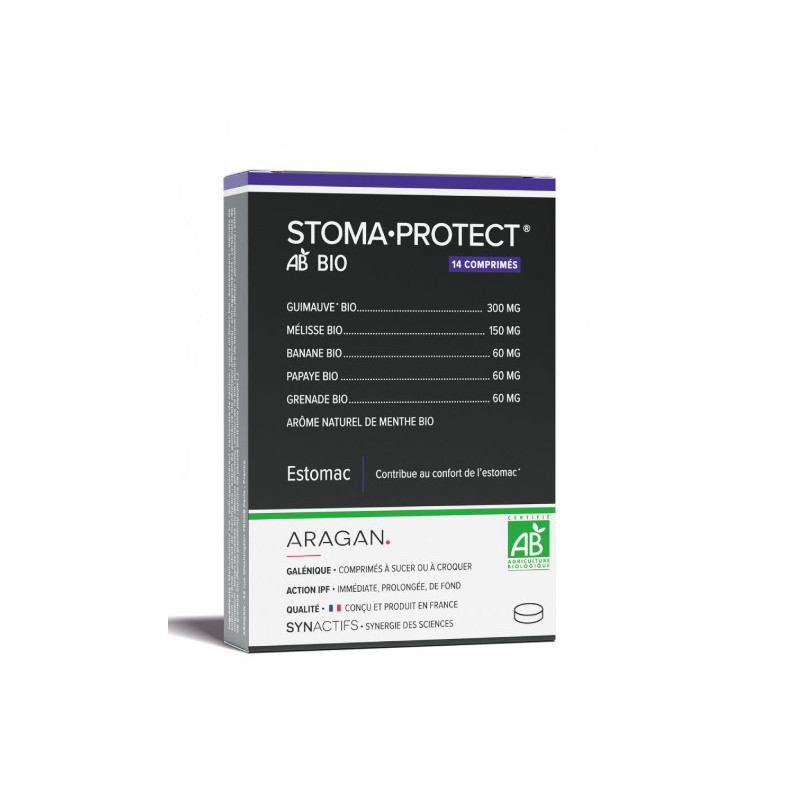 ARAGAN SYNACTIFS STOMAPROTECT BIO 14 COMPRIMES ARAGAN SYNACTIFS STOMAPROTECT BIO 14 COMPRIMES