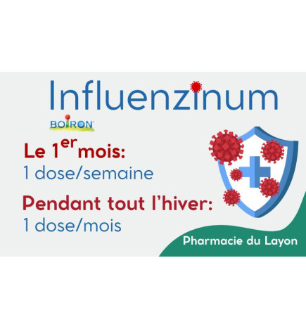 INFLUENZINUM 9CH DOSE BOIRON 2025/2026