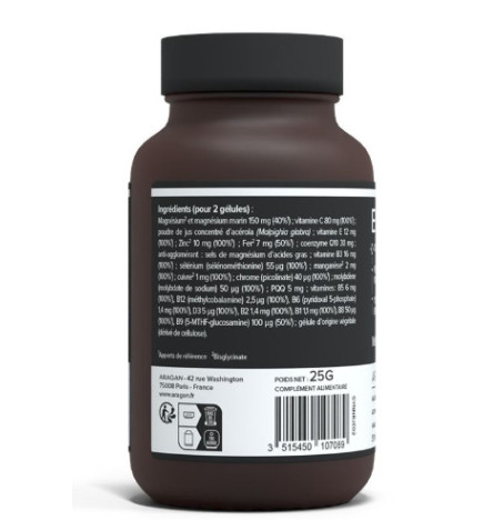 ARAGAN SYNACTIFS ENERGYCELL 50 Gélules