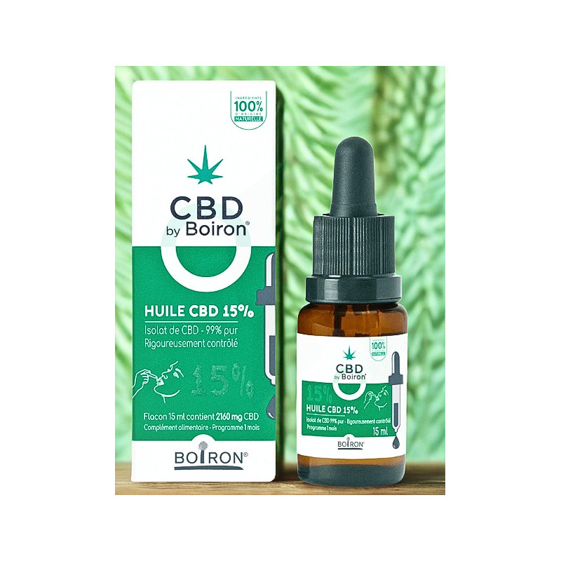 CBD BY BOIRON HUILE 15% 15ML