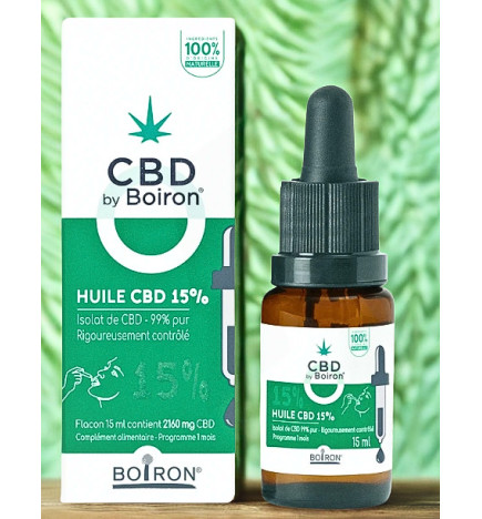 CBD BY BOIRON HUILE 15% 15ML