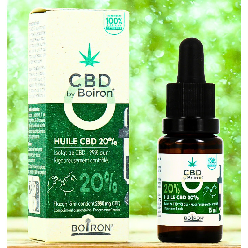 CBD BY BOIRON HUILE 20% 15ML