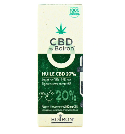 CBD BY BOIRON HUILE 20% 15ML