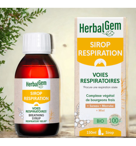 HERBALGEM Sirop Respiration bio 150ml