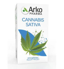 CANNABIS sativa Arkogélules boite de 45 gélules végétales