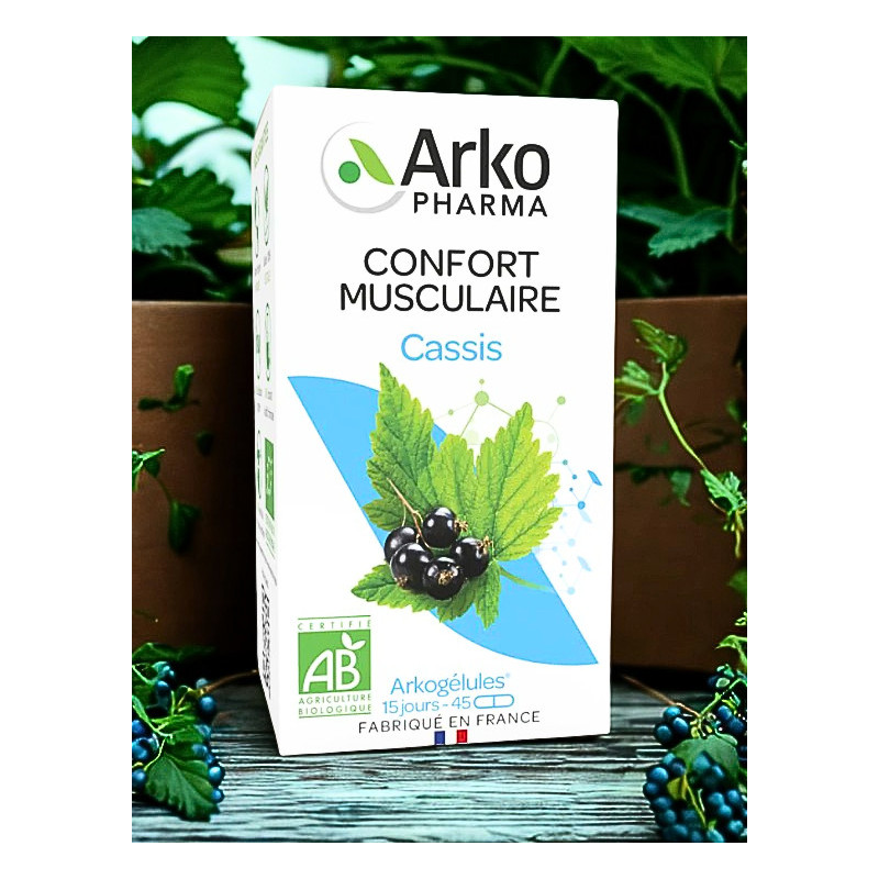 ARKOGELULES CASSIS 45 gélules ARKOGELULES CASSIS 45 gélules