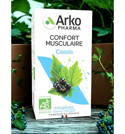 ARKOPHARMA ARKOGELULES CASSIS douleurs articulaires te musculaires, crise de goutte