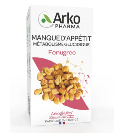 FENUGREC ARKOGELULES BIO Boite de 40 gélules