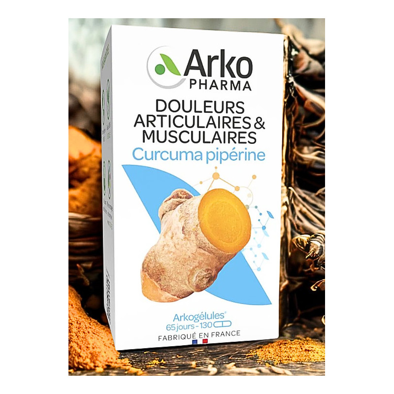 ARKOGELULES CURCUMA PIPERINE BTE 130 ARKOGELULES CURCUMA PIPERINE BTE 130