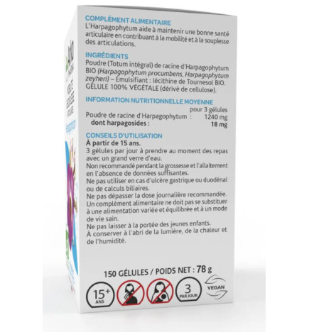 HARPAGOPHYTUM ARKOGELULES BIO Boite de 150 gélules