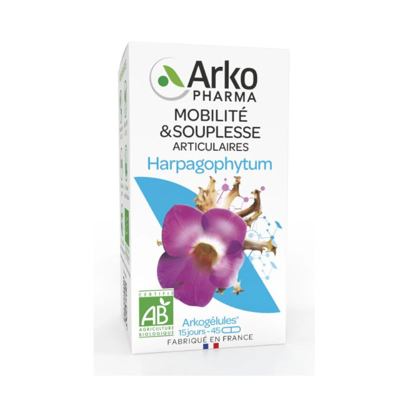 ARKOPHARMA ARKOGELULES HARPAGOPHYTUM BIO 45 gélules ARKOPHARMA ARKOGELULES HARPAGOPHYTUM BIO 45 gélules