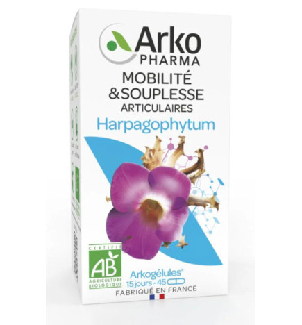 ARKOGELULES HARPADOL 45 gélules articulations douloureuses