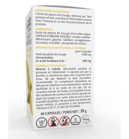 ARKOGELULES PEPINS DE COURGE 180 gélules