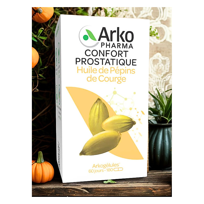 ARKOGELULES PEPINS DE COURGE 180 capsules ARKOGELULES PEPINS DE COURGE 180 capsules